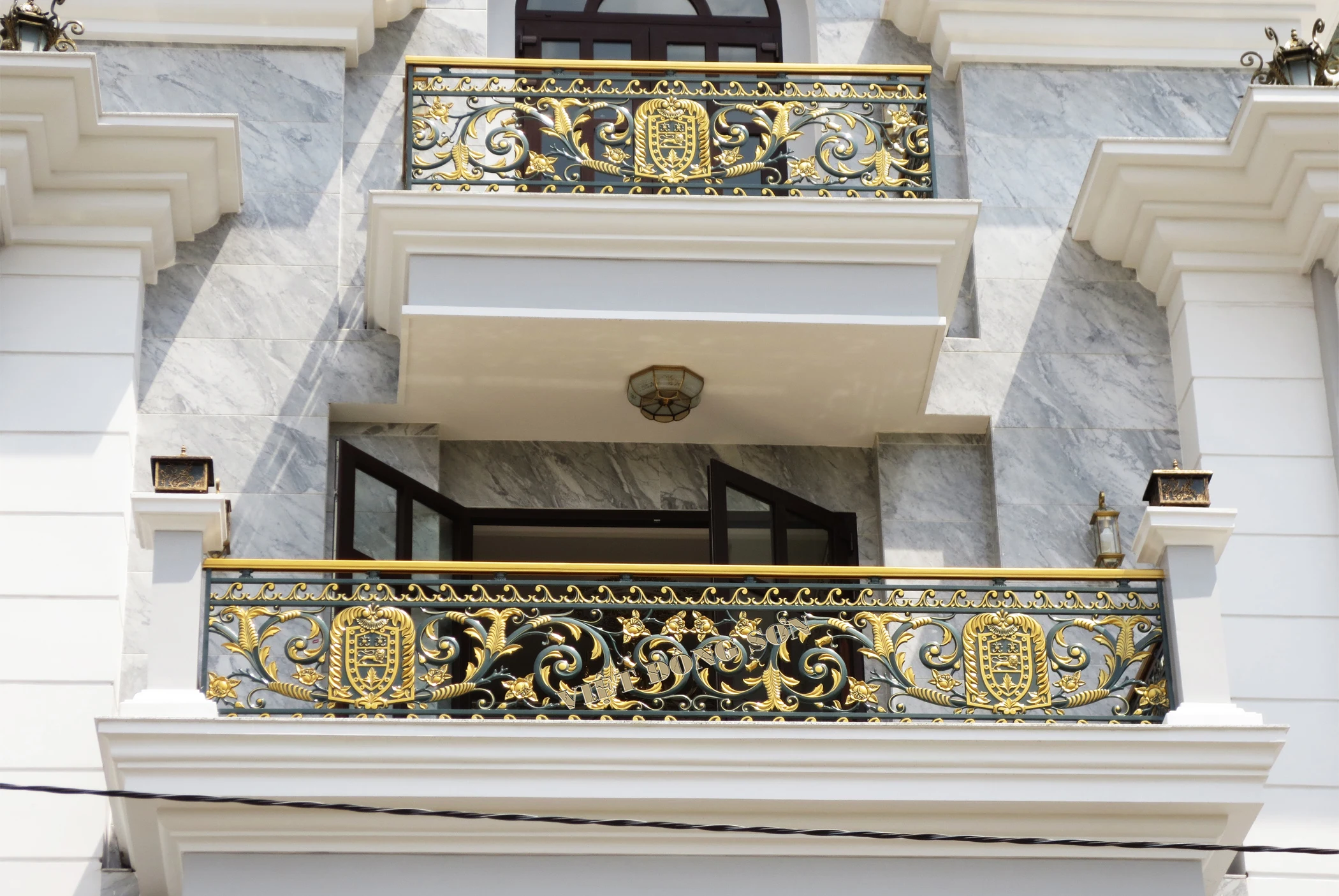 Lan can nhôm đúc - LC020